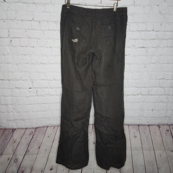 Avanti Pure Linen Brown Pants - Picture 8 of 8